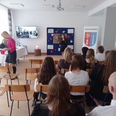 Uczennica Szkoły Podstawowej im. Tadeusza Kościuszki w Łężanach zajęła II miejsce w konkursie Polskiej Poezji Sybirackiej